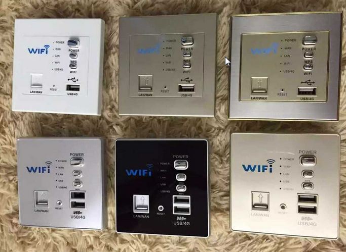 ตัวกระจาย wifi ติดผนังสวยหรู มีช่อง usb,lan ของใหม่100%  เหลือ3 ตัว